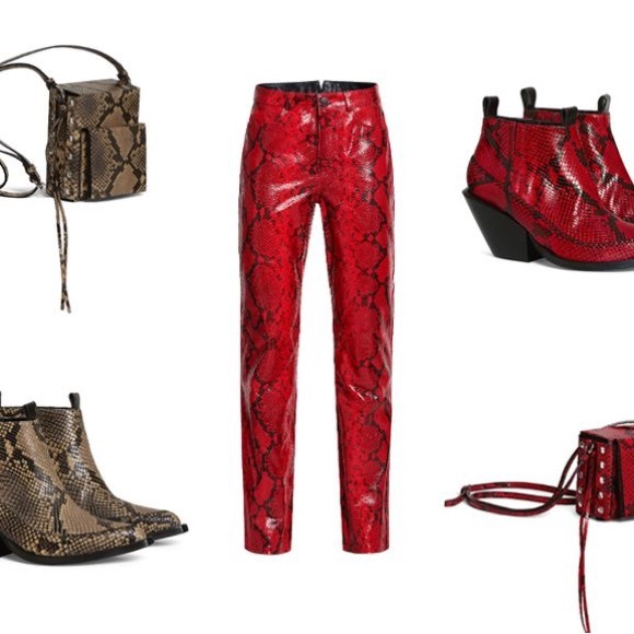 H&M STUDIO AW 2016 red ankle boot size 41 - Picture 4 of 7